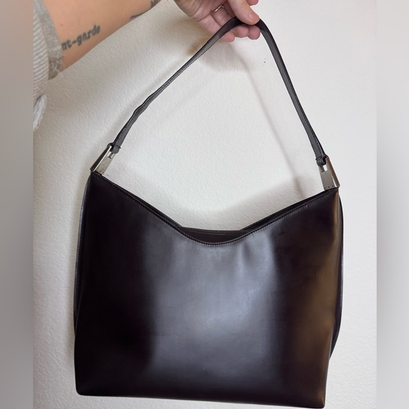 Gucci Dark Brown Leather Shoulder Bag